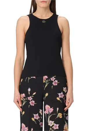 Twin-Set Donna, Top, Nero, XS, new