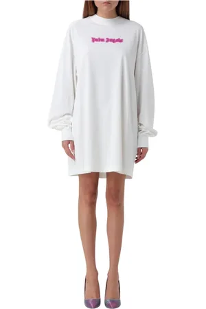 Palm Angels Donna, Abiti, Bianco, S, new