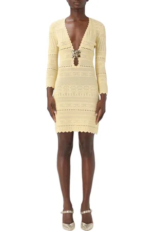 Elisabetta Franchi Donna, Abiti, Giallo, M, new