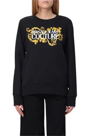 VERSACE Donna, Felpe, Nero, 2Xs, new