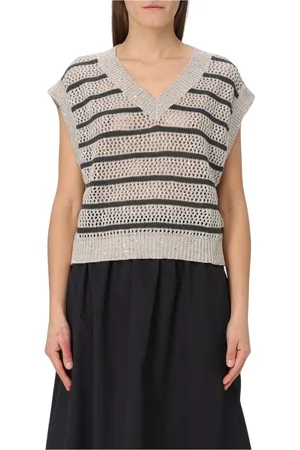 Brunello Cucinelli Donna, Maglie, Multicolore, XS, new