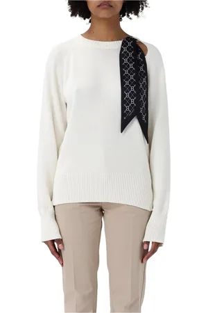 Twin-Set Donna, Maglie, Bianco, L, new