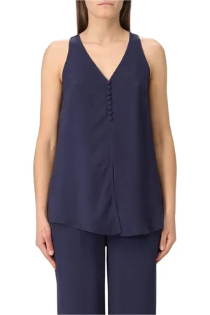 Emporio Armani Donna, Top, Blu, L, new