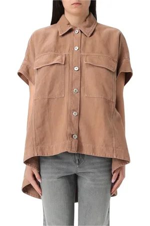 Brunello Cucinelli Donna, Camicette , Marrone, S, new