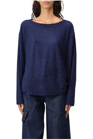 Emporio Armani Donna, Maglie, Blu, L, new