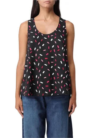 Emporio Armani Donna, Top, Nero, S, new