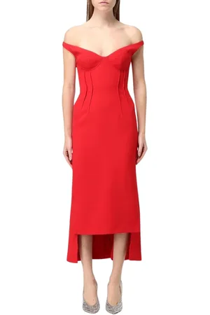 DAVID KOMA Donna, Abiti, Rosso, S, new