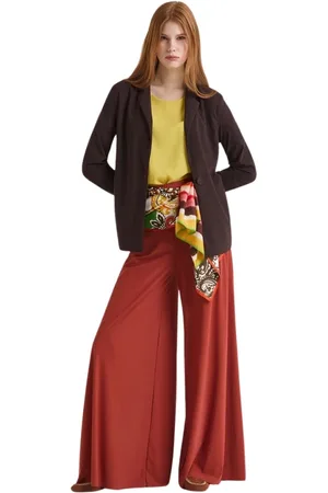 Maliparmi Donna, Pantaloni, Marrone, S, new