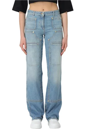 Palm Angels Donna, Jeans, Blu, W27, new