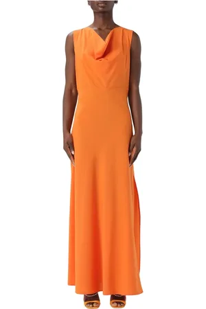 Twin-Set Donna, Abiti, Arancione, S, new