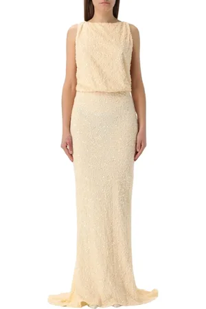 Elisabetta Franchi Donna, Abiti, Giallo, XL, new