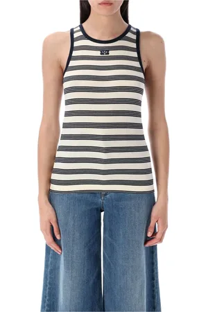 Ganni Donna, Top, Multicolore, L, new