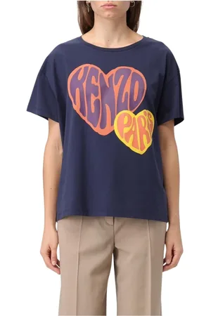 Kenzo Donna, Top, Blu, S, new