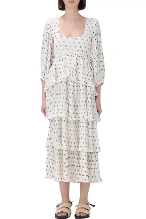 Ganni Donna, Abiti, Bianco, S, new