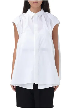 SACAI Donna, Camicette , Bianco, S, new