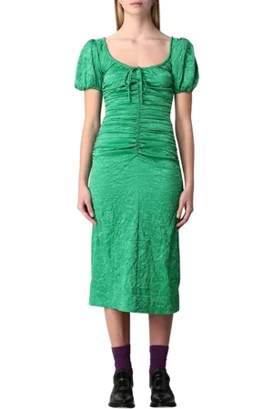Ganni Donna, Abiti, Verde, S, new