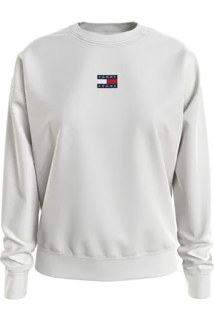 Tommy Hilfiger Donna, Felpe, Bianco, M, new
