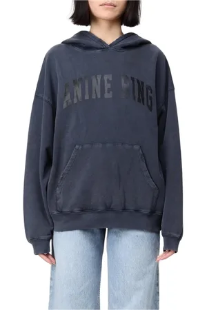ANINE BING Donna, Felpe, Nero, S, new