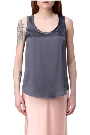 Brunello Cucinelli Donna, Top, Blu, XS, new