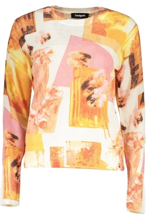 Desigual Donna, Maglie, Multicolore, L, new