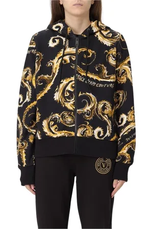 VERSACE Donna, Felpe, Nero, M, new