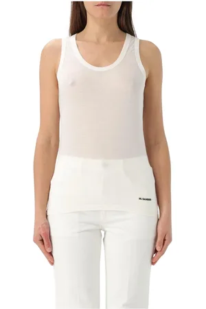 Jil Sander Donna, Top, Bianco, M, new