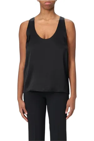 Twin-Set Donna, Top, Nero, 2Xl, new