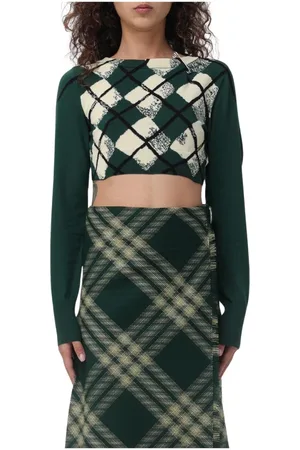 Burberry Donna, Maglie, Verde, M, new