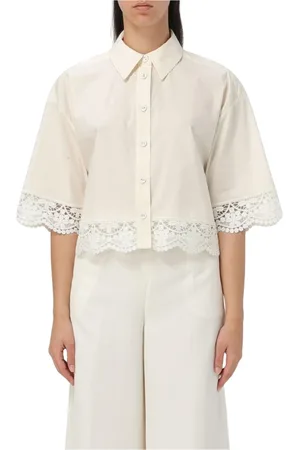 Twin-Set Donna, Camicette , Bianco, XS, new