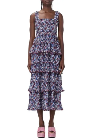 Ganni Donna, Abiti, Multicolore, S, new
