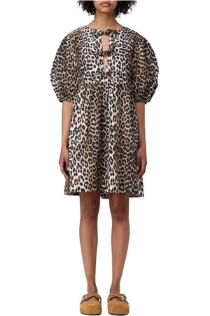 Ganni Donna, Abiti, Multicolore, L, new
