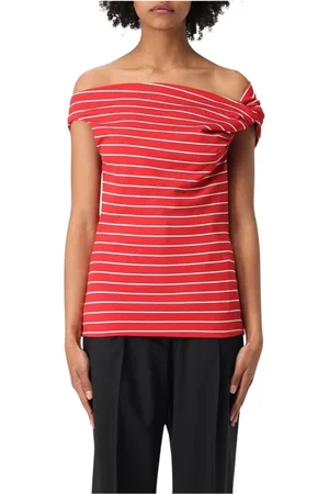 Msgm Donna, Camicette , Rosso, S, new