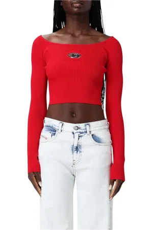 Diesel Donna, Top, Rosso, S, new