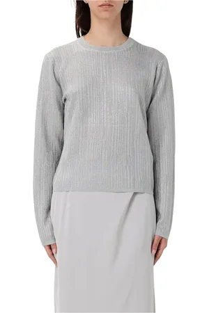 Armani Exchange Donna, Maglie, Grigio, S, new