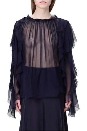 Alberta Ferretti Donna, Camicette , Blu, M, new