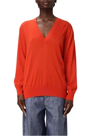 Bottega Veneta Donna, Maglie, Rosso, M, new