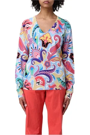 Etro Donna, Maglie, Multicolore, L, new