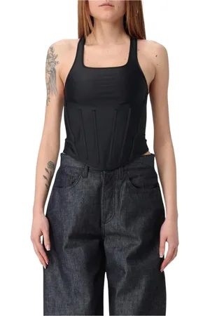 MUGLER Donna, Top, Nero, S, new