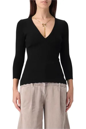 Elisabetta Franchi Donna, Maglie, Nero, XL, new
