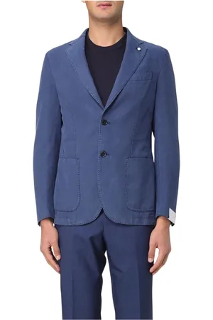 LUIGI BIANCHI MANTOVA Uomo, Giacche, Blu, M, new