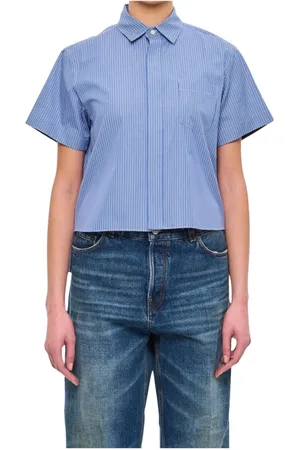 SACAI Donna, Camicette , Blu, L, new