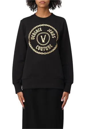 VERSACE Donna, Felpe, Nero, M, new