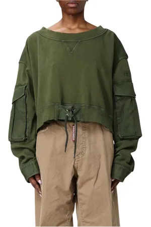 Dsquared2 Donna, Felpe, Verde, S, new