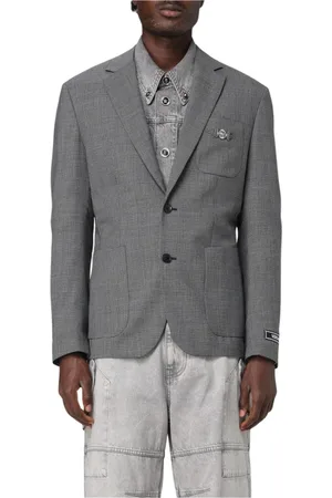 VERSACE Uomo, Giacche, Grigio, M, new
