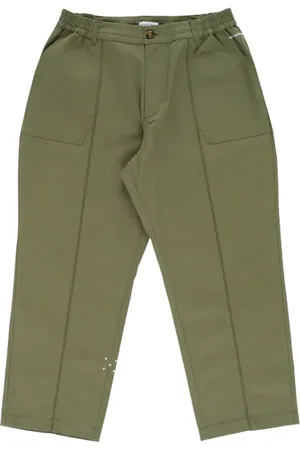 Pop Trading Company Uomo, Pantaloni, Verde, S, new