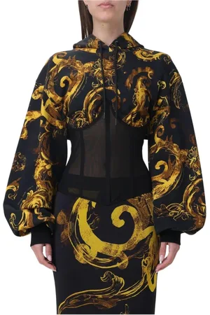 VERSACE Donna, Felpe, Nero, S, new