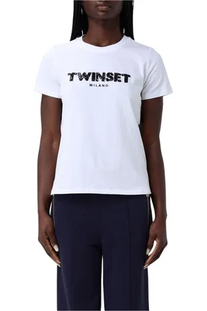 Twin-Set Donna, Top, Bianco, S, new