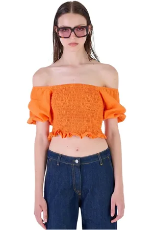 Silvian Heach Donna, Top, Arancione, XL, new