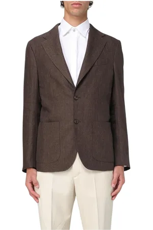 FAY Uomo, Giacche, Marrone, XL, new