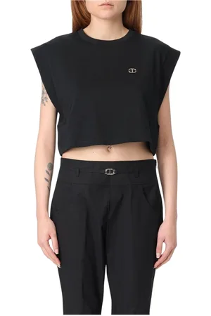 Twin-Set Donna, Top, Nero, XS, new